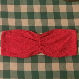 Aerie XL Pink Lace Bandeau ✨